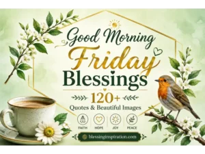 Good Morning Friday Blessings