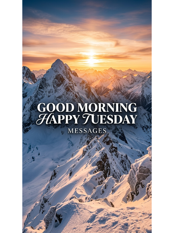 Good Morning Happy Tuesday Messages
