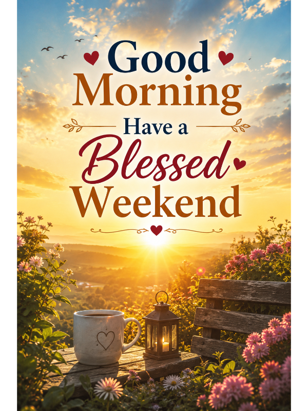 Good Morning Have a Blessed Weekend
