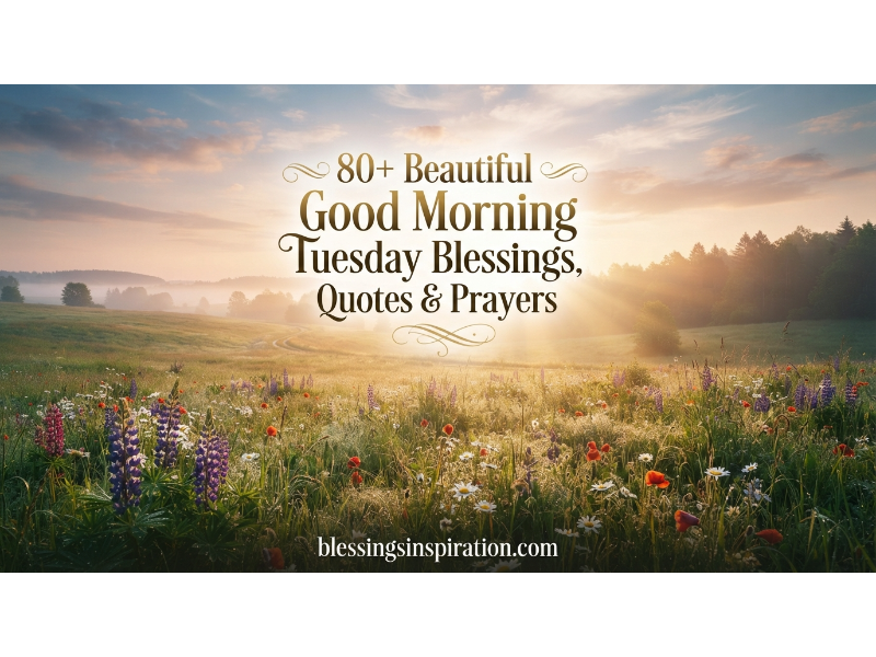 Good Morning Tuesday Blessings