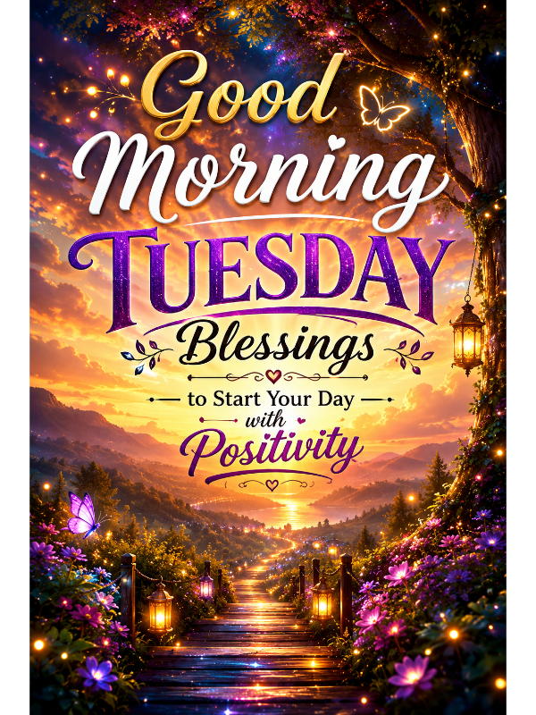 Good Morning Tuesday Blessings to Start Your Day with Positivity

