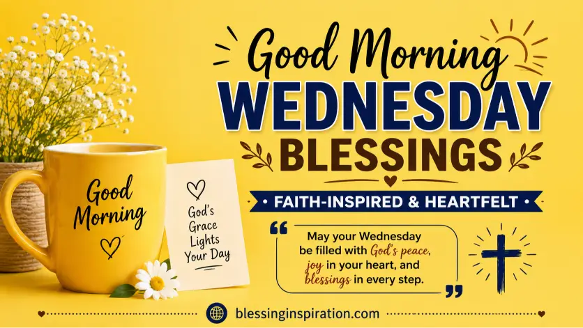 Good Morning Wednesday Blessings