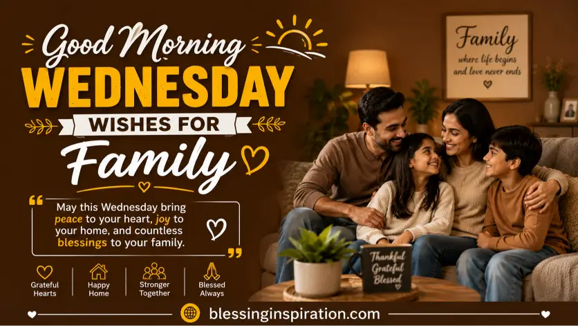 Good Morning Wednesday Family Blessings

