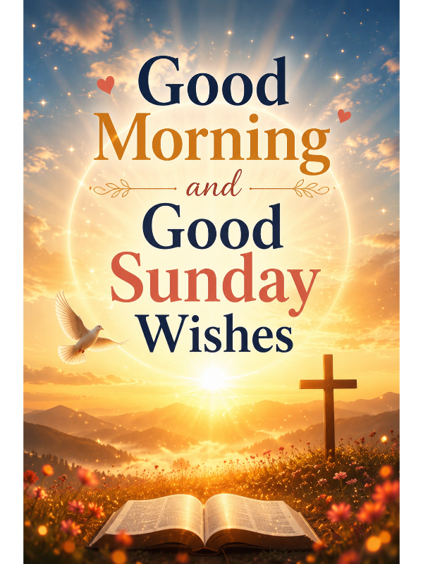 Good Morning and Good Sunday Wishes
