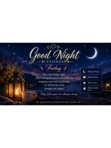 Good Night Blessing