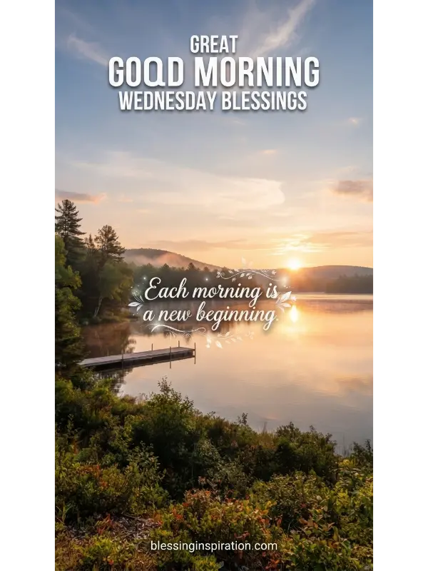 Great Good Morning Wednesday Blessings