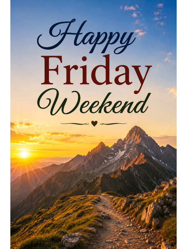 Happy Friday Weekend