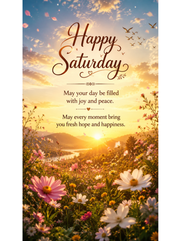 Happy Saturday Blessings to Brighten Your Day