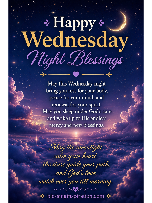 Happy Wednesday Night Blessings