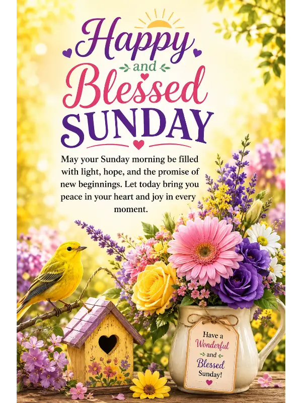 Happy and Blessed Sunday
