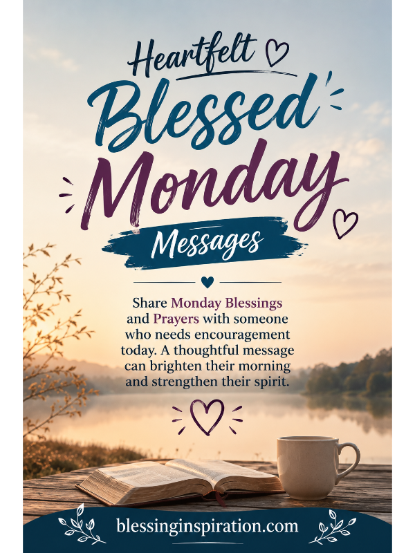 Heartfelt Blessed Monday Messages