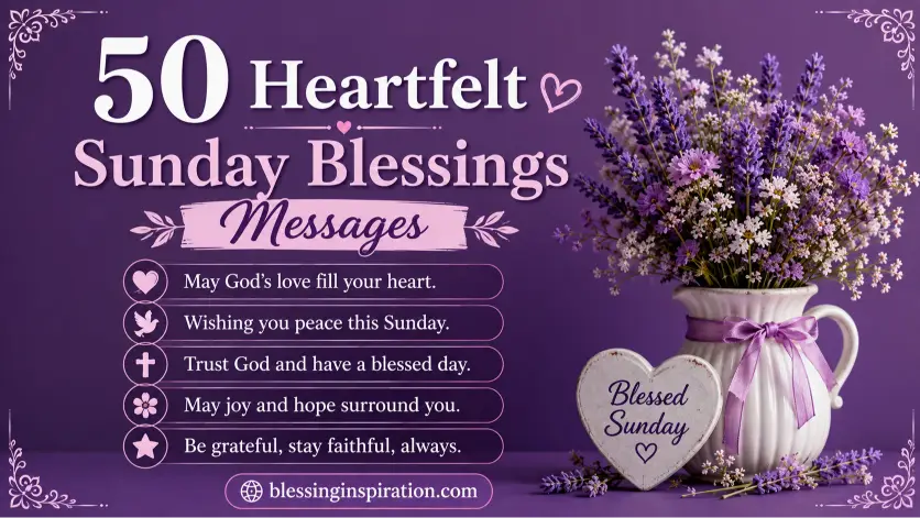 Heartfelt Sunday Blessings Messages