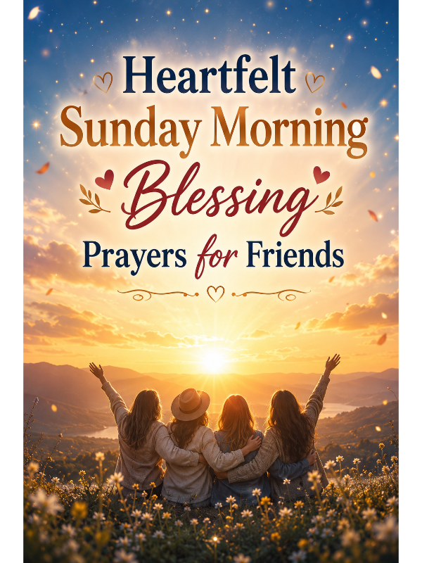 Heartfelt Sunday Morning Blessing Prayers for Friends