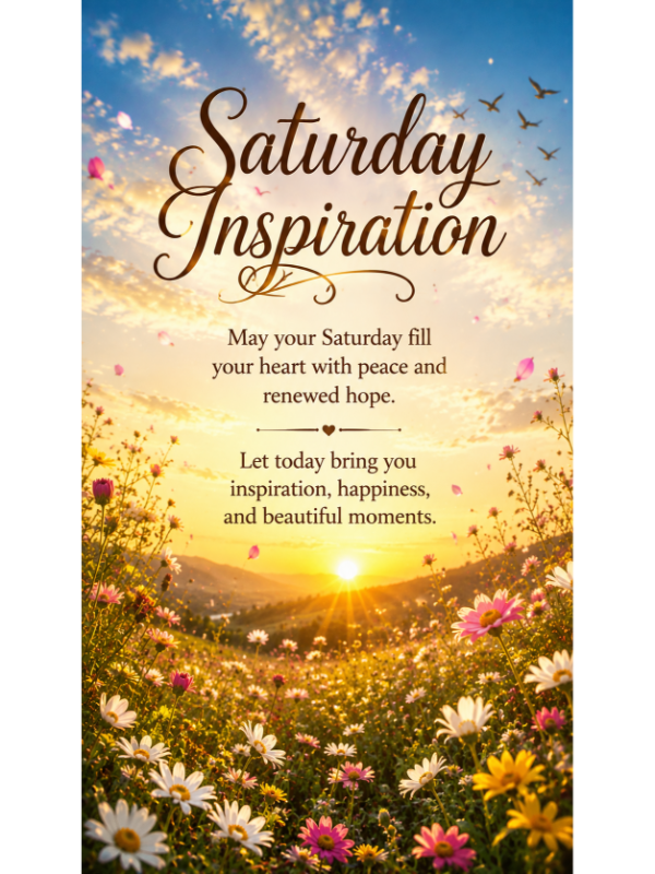 Inspiration Saturday Blessings for a Peaceful Day
