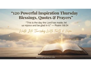 Inspiration Thursday Blessings