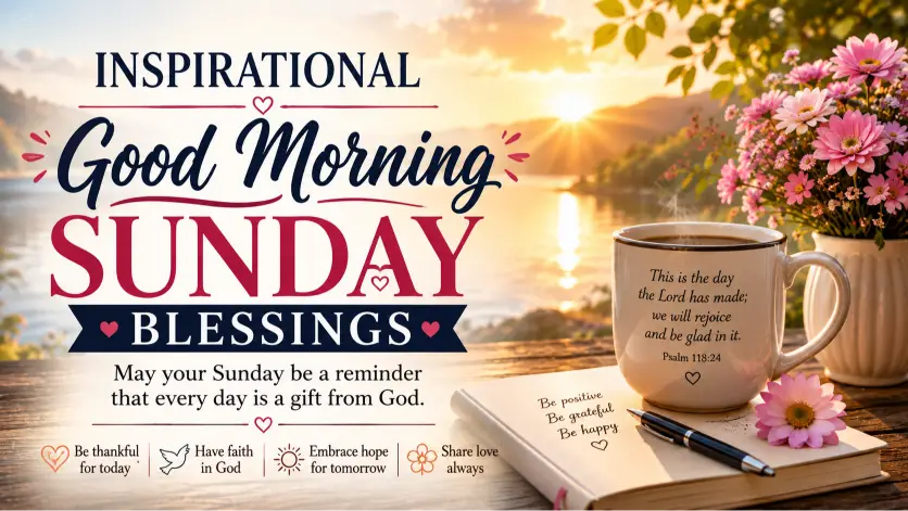 Inspirational Good Morning Sunday Blessings