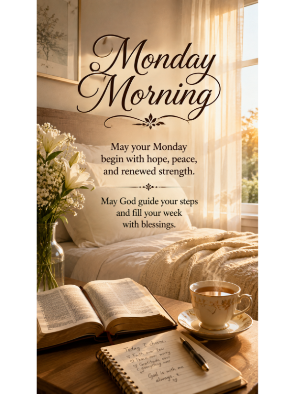 Inspirational Monday Morning Blessings And Messages