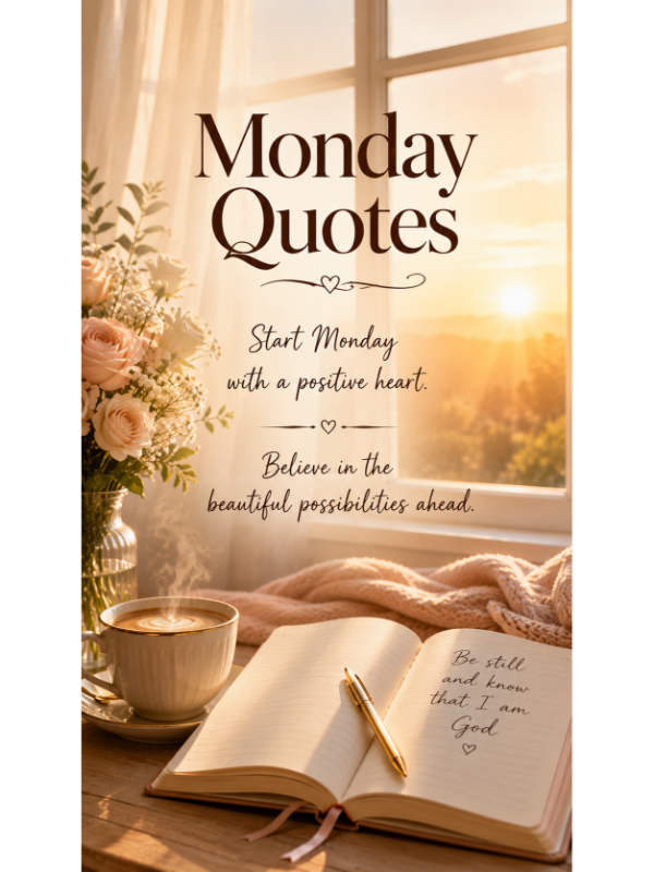 Inspirational Positive Good Morning Monday Quotes