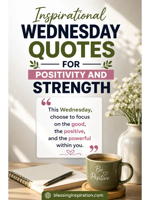 Inspirational Wednesday Quotes for Positivity and Strength