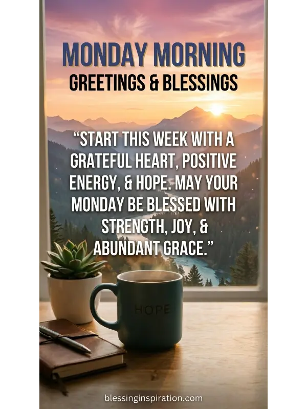 Monday Morning Greetings and Blessings