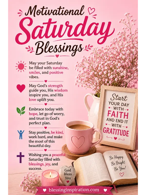 Motivational Saturday Blessings