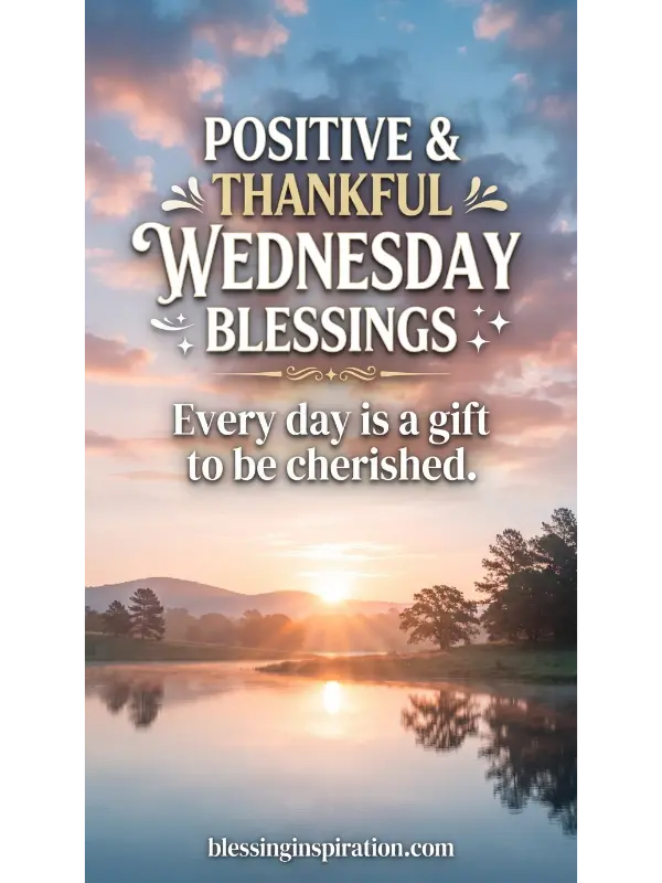 Positive & Thankful Wednesday Blessings to Boost Gratitude