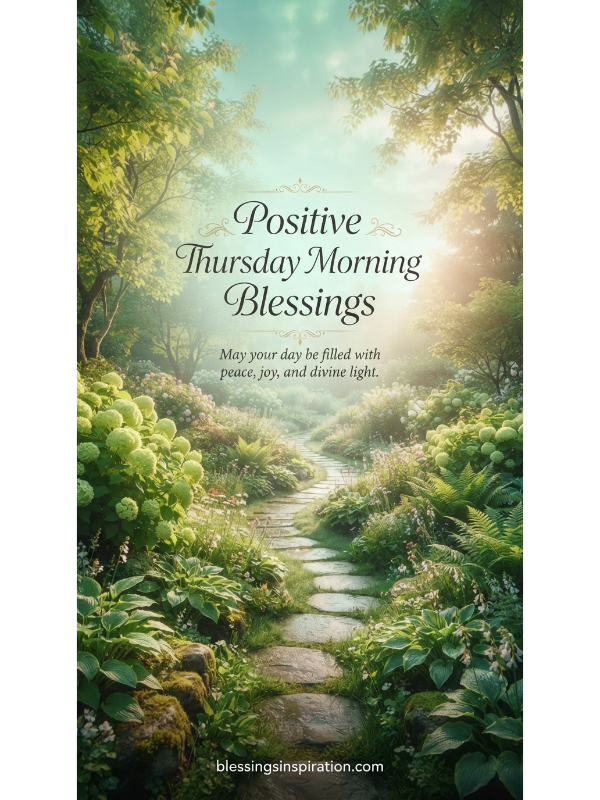 Positive Thursday Morning Blessings
