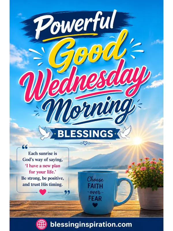 Powerful Good Wednesday Morning Blessings