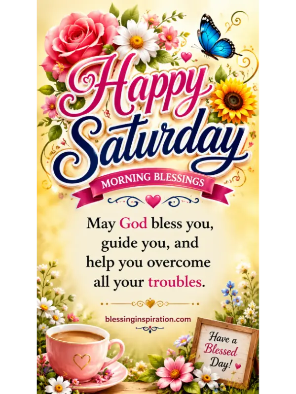 Saturday Morning Blessings