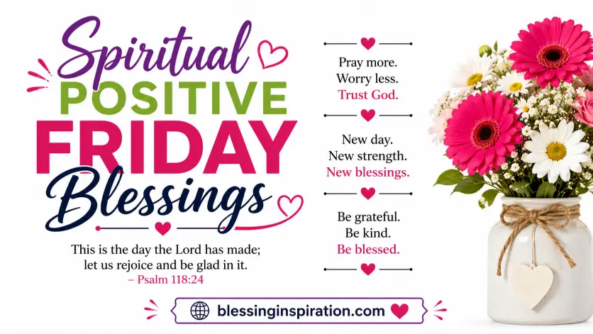 Spiritual Positive Friday Blessings