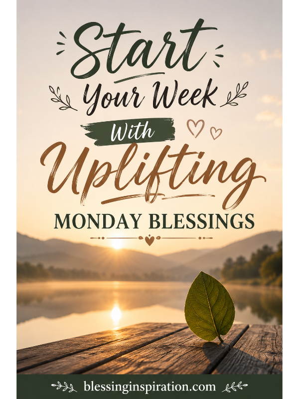 Start Your Week With Uplifting Monday Blessings
