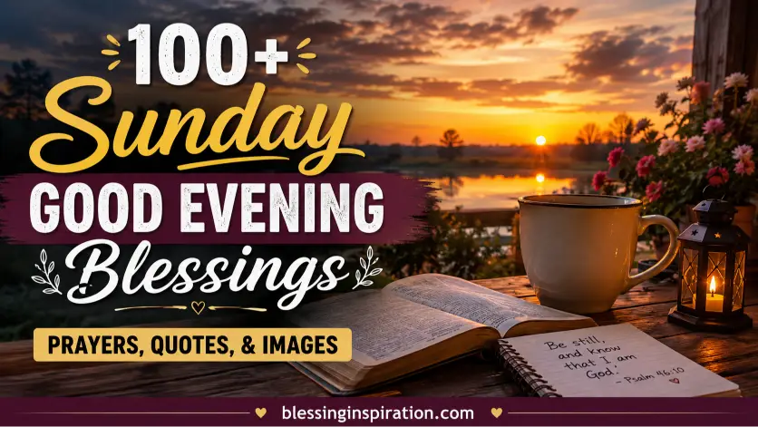 Sunday Good Evening Blessings