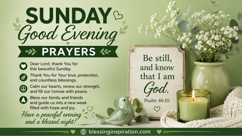 Sunday Good Evening Prayers