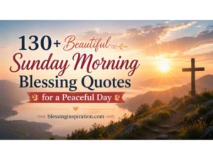 Sunday Morning Blessing