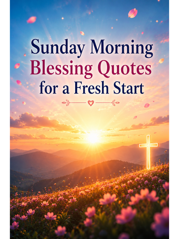 Sunday Morning Blessing Quotes for a Fresh Start
