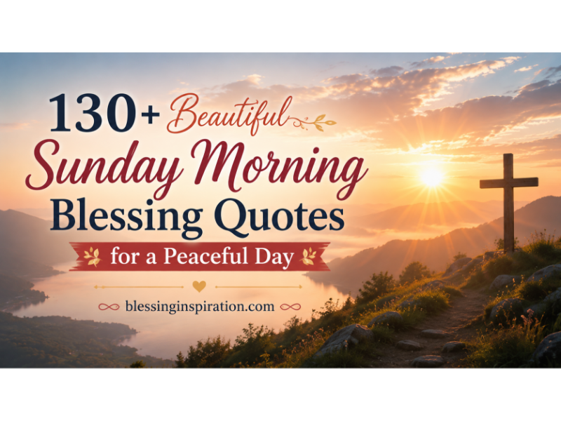 Sunday Morning Blessing