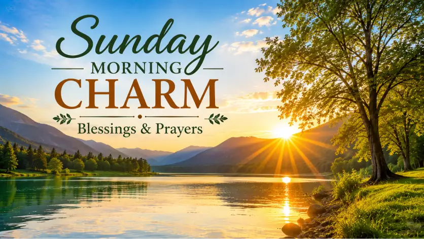 Sunday Morning Charm Blessings & Prayers