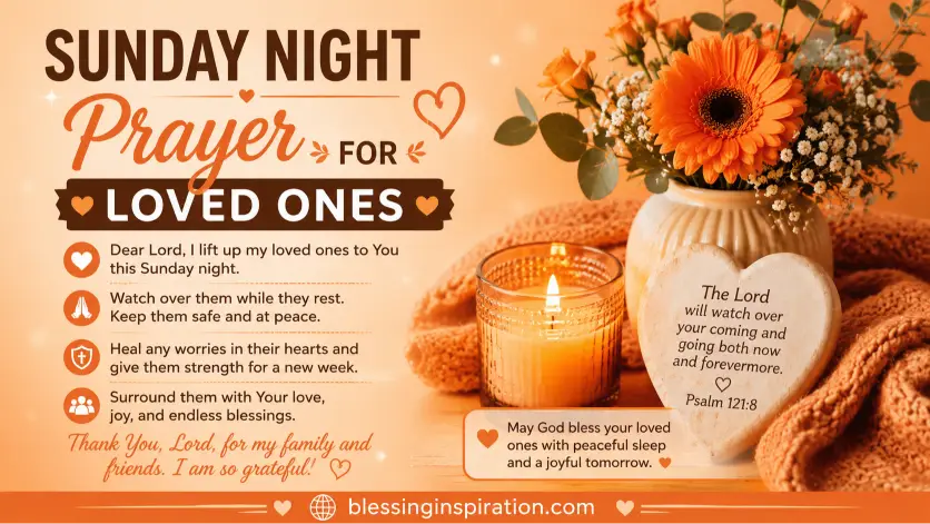 Sunday Night Prayer for Loved Ones