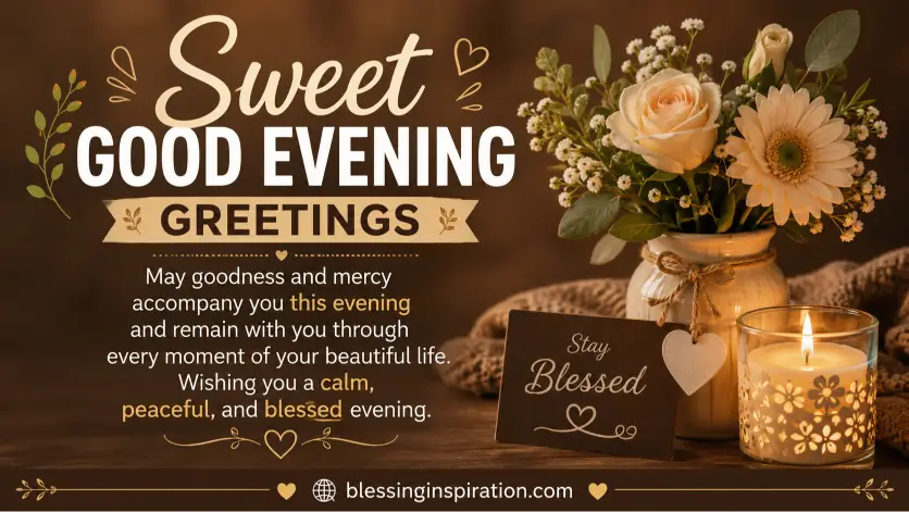 Sweet Good Evening Greetings