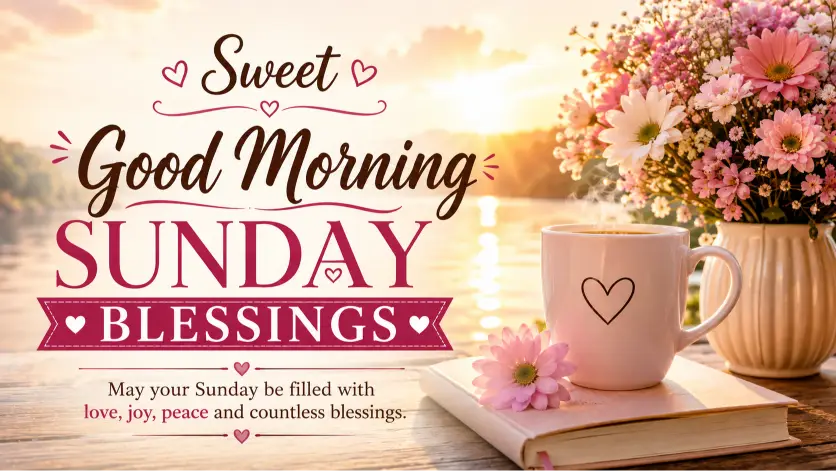 Sweet Good Morning Sunday Blessings