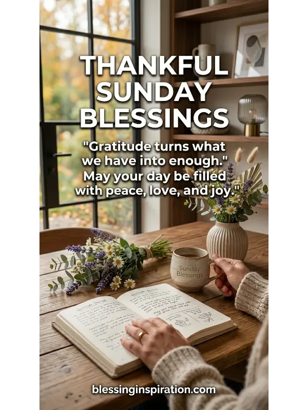 Thankful Sunday Blessings Images