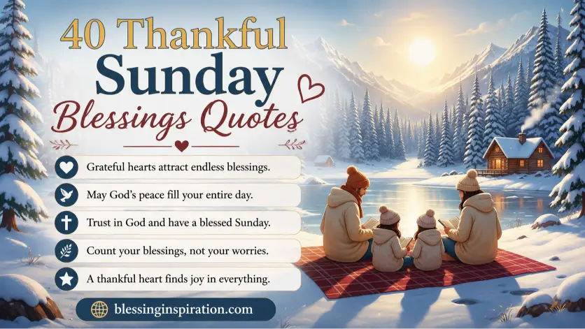 Thankful Sunday Blessings Quotes