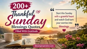 Thankful Sunday Blessings Quotes