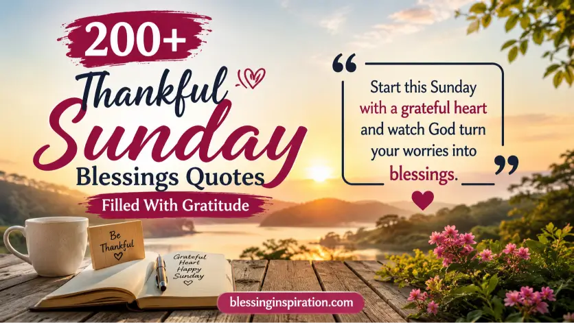 Thankful Sunday Blessings Quotes