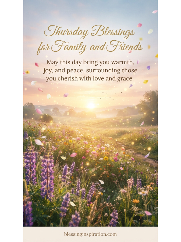 Thursday Blessings for Family and Friends