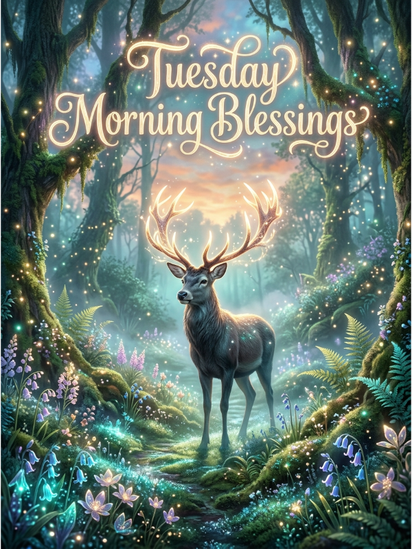 Tuesday Morning Blessing for Strength, Hope, and a Positive Day