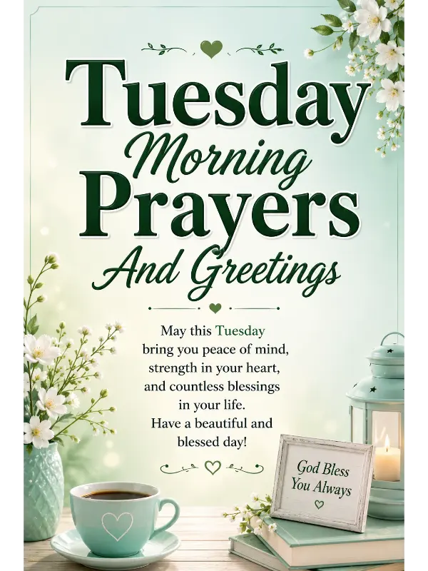 Tuesday Morning Prayers And Greetings
