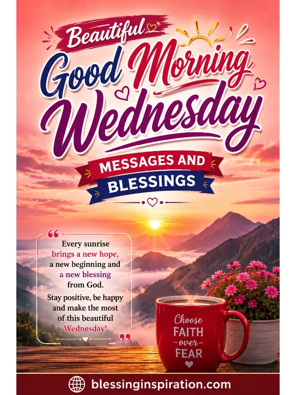 Wednesday Good Morning Messages