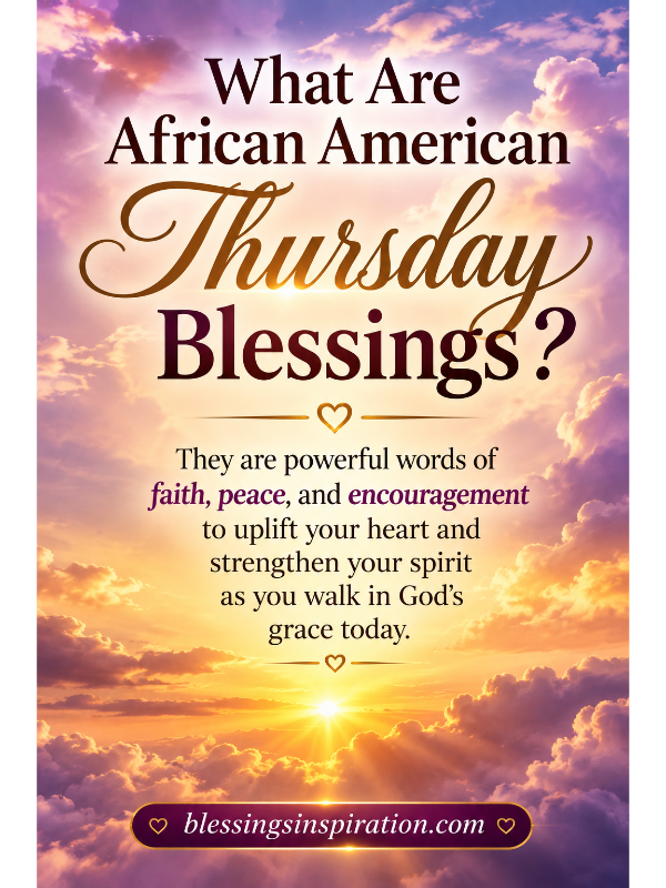 What Are African American Thursday Blessings?

