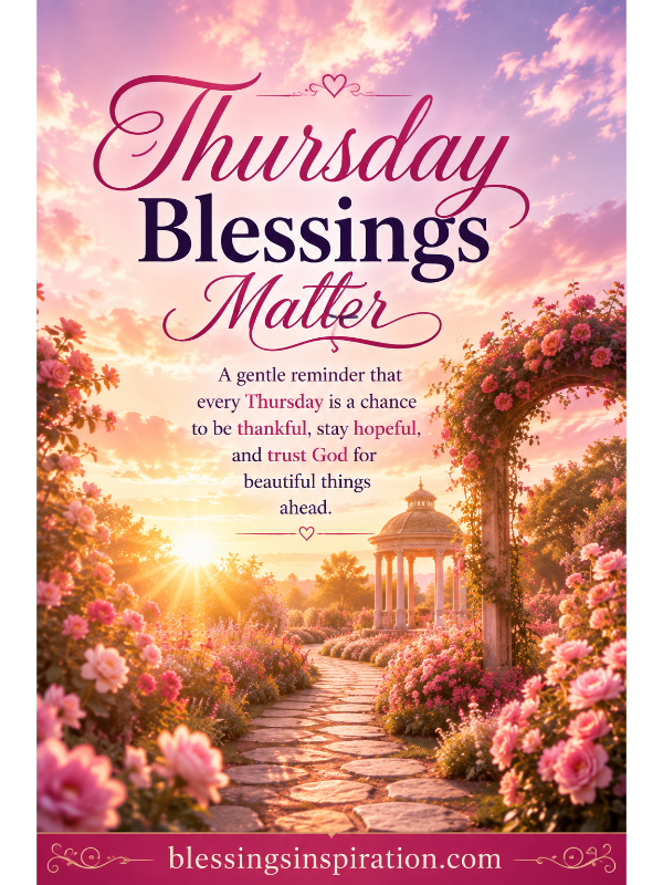 Why Thursday Blessings Matter to So Many People